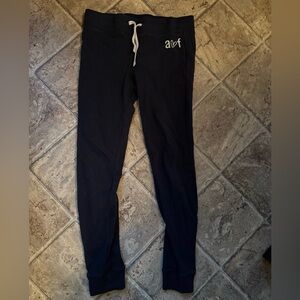Abercrombie Kids Navy Joggers with Logo